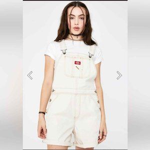 DICKIES WOMEN'S DUCK BIB SHORTALLS